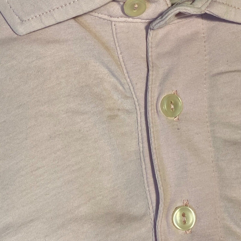 PETER‎ MILLAR mens SEASIDE WASH Polo Golf Shirt XXL PINK short sleeve - Picture 6 of 11